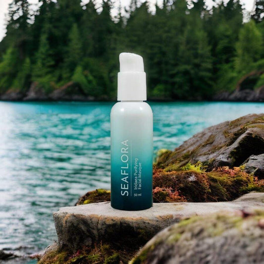 Clarifying facial masque and acne spot treatment made in Canada with local ingredients