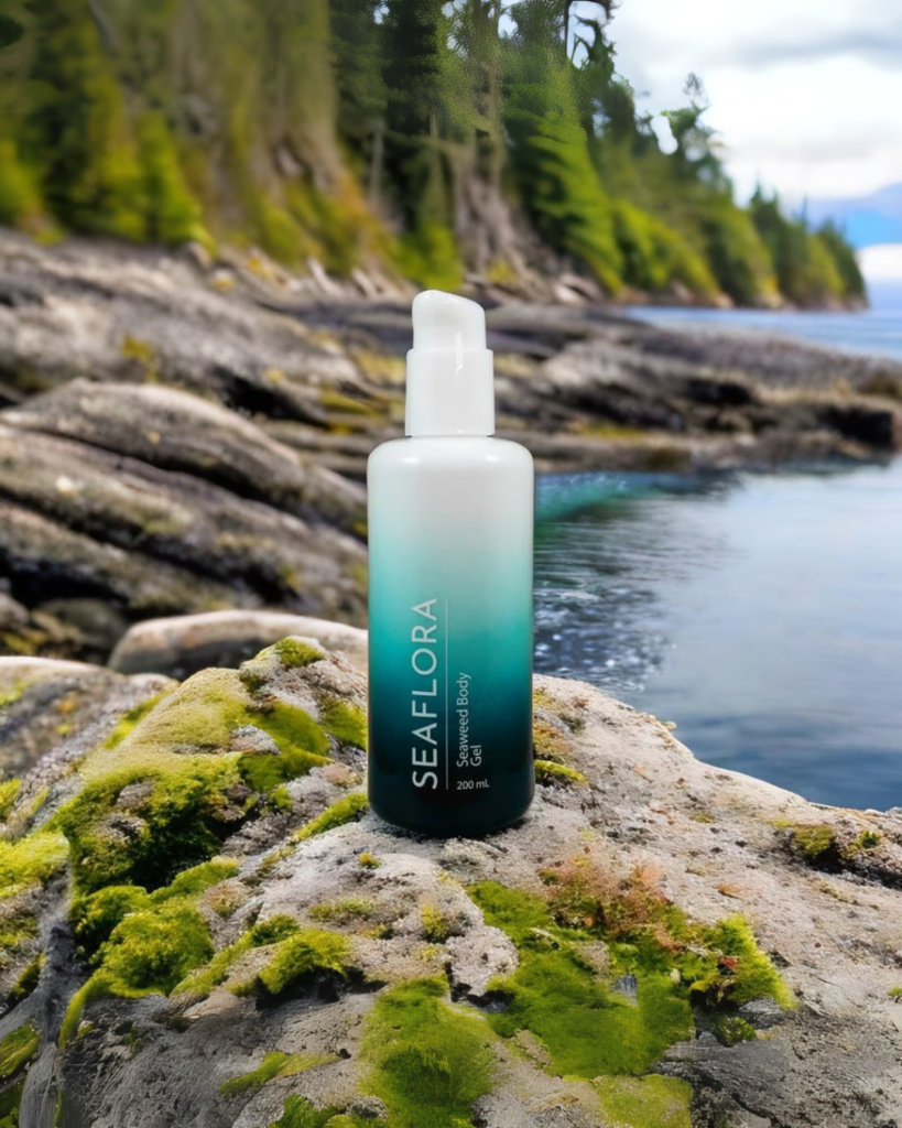 Seaflora's Seaweed Body Gel. Seaweed is the most sustainable tool against climate change.