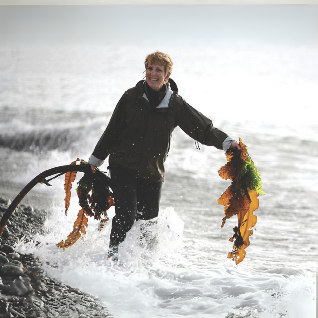 Diane holding Seaweed