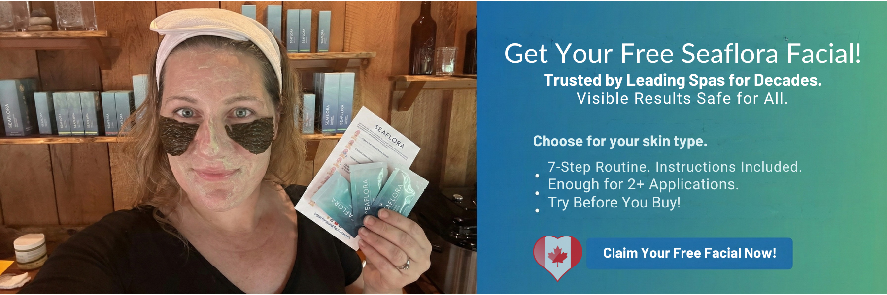 Free Seaflora Skincare Facial