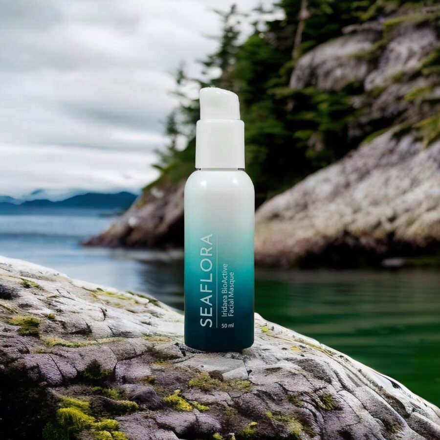 Red algae collagen peptide mask with vitamin c made in Canada