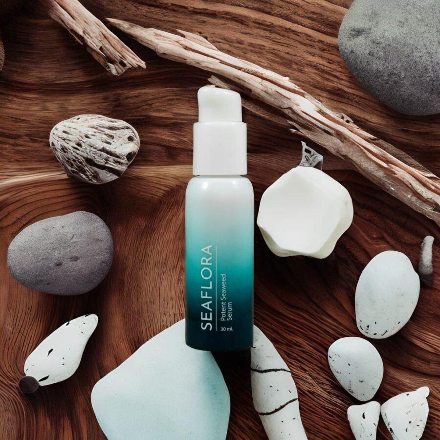 Potent Vitamin C Collagen Serum for visible anti-aging results. Seaweed Serum made in Canada.